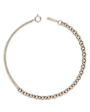 Justine Clenquet Ryan Mixed Chain Necklace, 16.15 In Gold