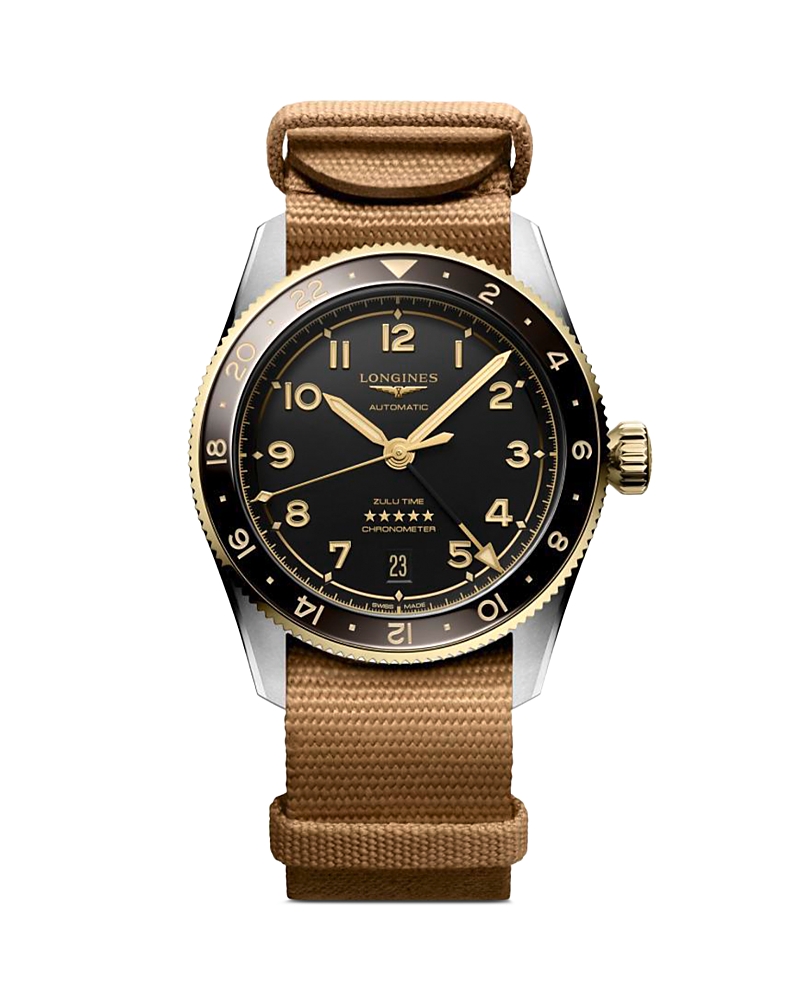 Longines Spirit Zulu Time Watch, 39mm