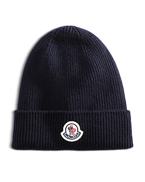 Moncler Beanie In Navy