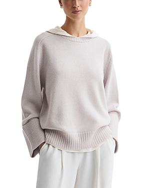 Reiss Laura Crewneck Sweater In Gray