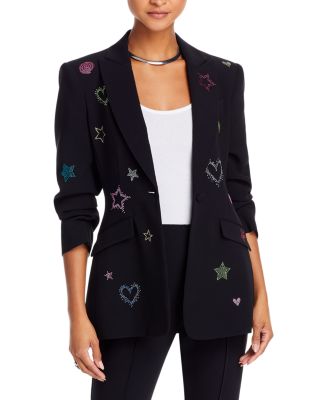 Cinq à Sept - Embellished Scrunch Sleeve Blazer - Exclusive