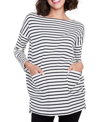HATCH Collection - Long Sleeve Maternity Bateau Top