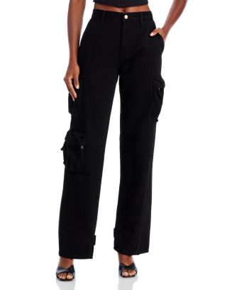 Pistola Bobbie Mid Rise Straight Jeans in Abyss | Bloomingdale's