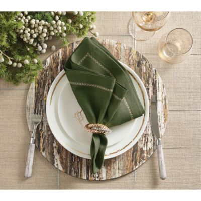 Trinity Napkin Ring in Multi, Set of 4 in a Gift Box