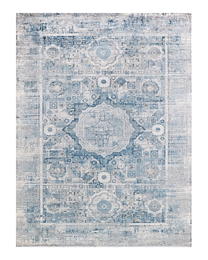 The Met X Exquisite Rugs Legacy Lgy-63 Area Rug, 8' X 10' In Blue/ivory