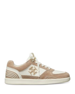 Tory Burch Women's Clover Court Lace Up Low Top Sneakers