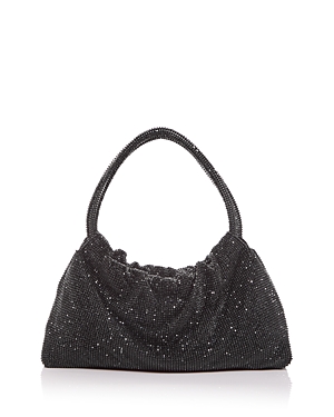 Simkhai Ellerie Crystal Mini Top Handle Bag In Black