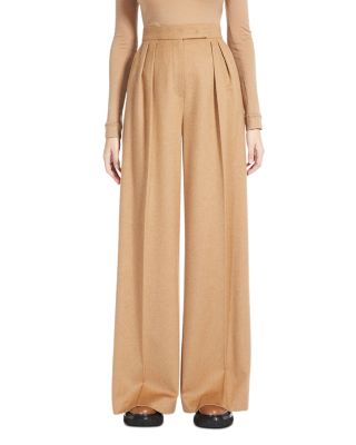 Max Mara - Werther Wide Leg Camel Trousers