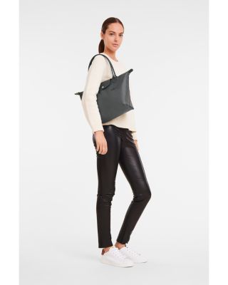 Le Pliage Green Medium Nylon Tote Bag