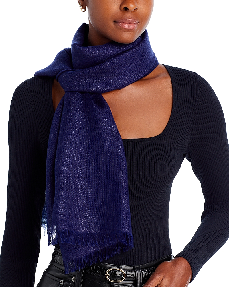 Fraas Aqua Solid Metallic Scarf - Exclusive