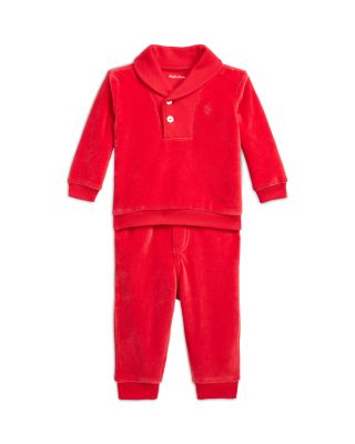 Ralph Lauren - Boys' Velour Pullover & Pants Set - Baby