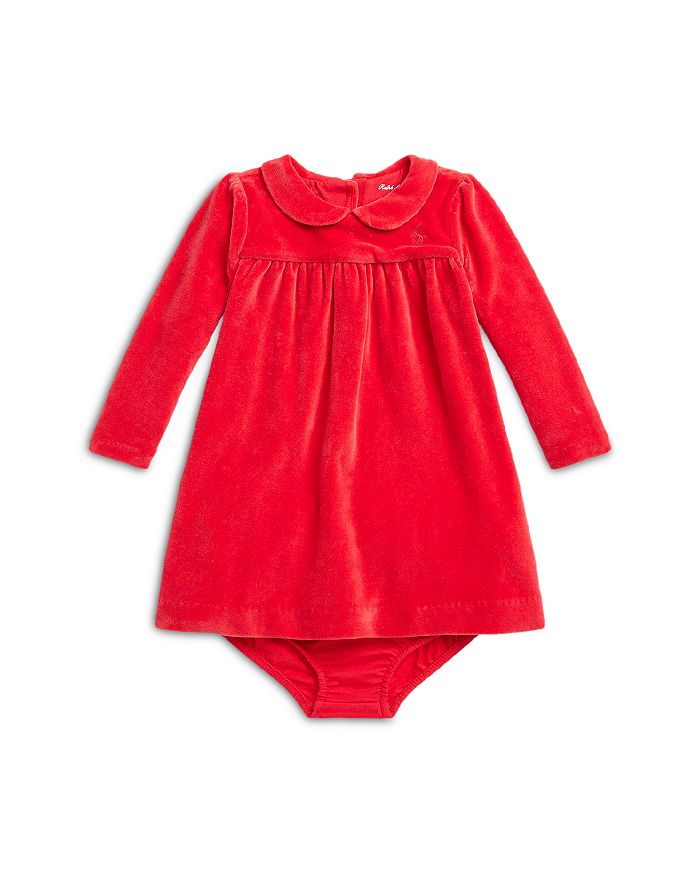 Ralph Lauren - Girls' Velour Dress & Bloomers Set - Baby