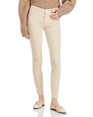 7 FOR ALL MANKIND HIGH WAIST SKINNY JEANS IN WINTER WHITE