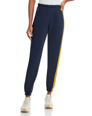 Aviator Nation 6 stripe sweatpants sale