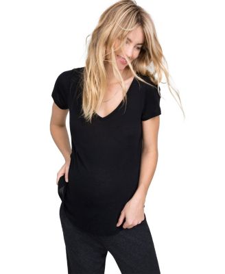 Maternity Fitted Vee T-Shirt