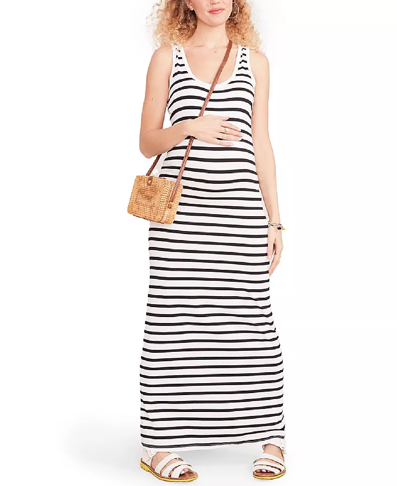 Hatch Collection Long Body Maternity Tank Dress