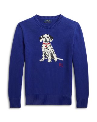 Ralph Lauren - Boys' Dalmatian Intarsia-Knit Sweater - Big Kid