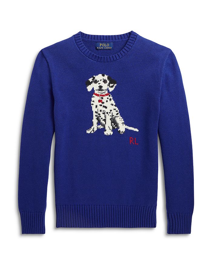 Ralph Lauren Boys' Dalmatian Intarsia-Knit Sweater - Big Kid ...