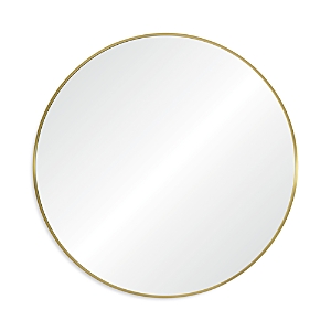 Shop Renwil Ren-wil Parga Mirror In Clear/satin Brass