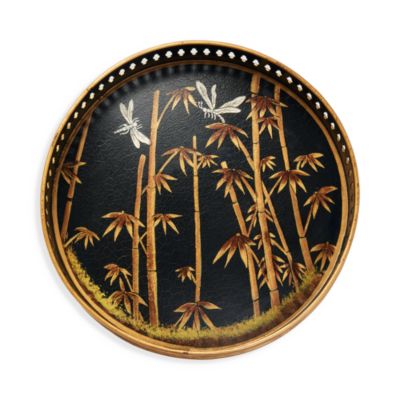 Les Ottomans Hand Painted Iron Tray