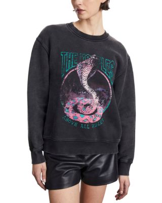 The Kooples - Graphic Print Cotton Sweatshirt