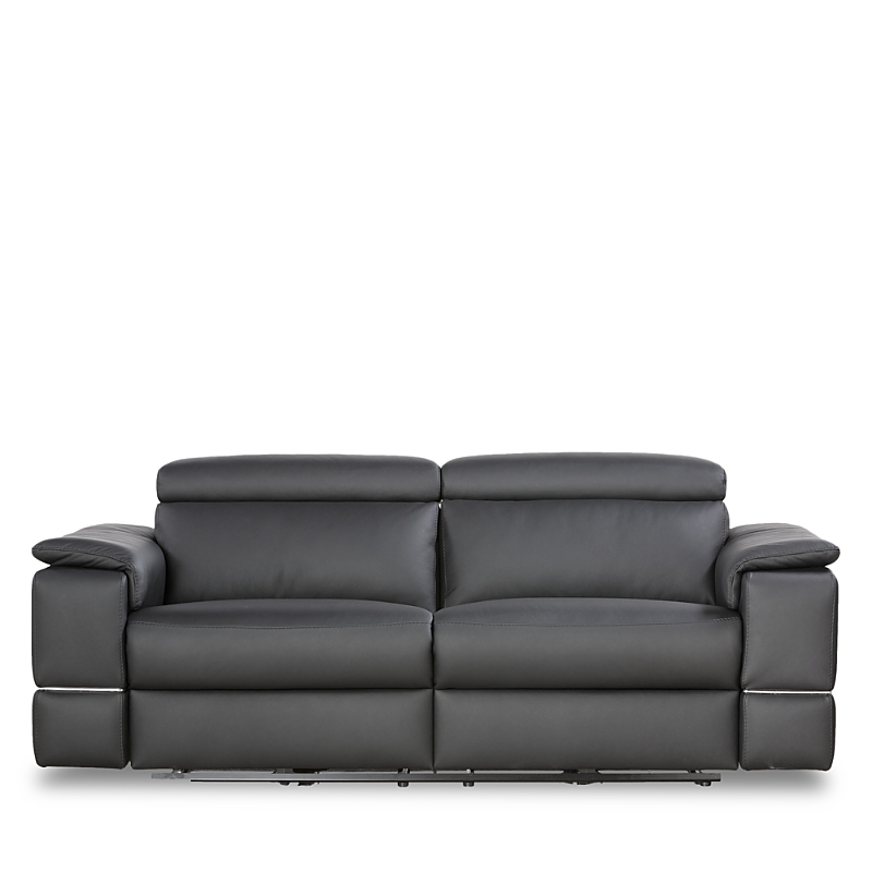 Giuseppe Nicoletti Ronaldo Power Reclining Sofa In Bull Black