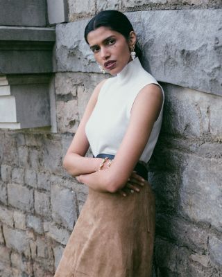 Sleeveless 100% Cashmere Sweater - Exclusive