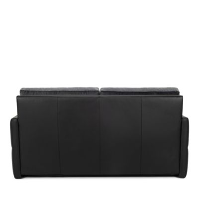 Bentley Fabric & Leather Queen Sleeper Sofa