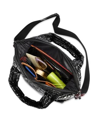 Small Lacquer Sutton Deluxe Top Handle Bag