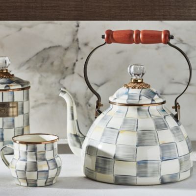 MacKenzie-Childs - Sterling Check Tea Collection