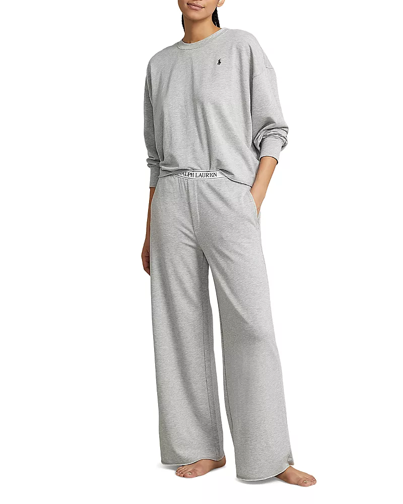 Polo Ralph Lauren Sweatshirt & Wide Leg Pants Set