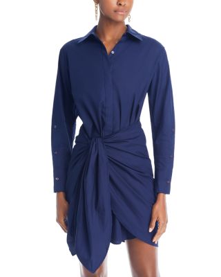 Derek Lam 10 Crosby - Charlotte Tie Waist Shirt Dress