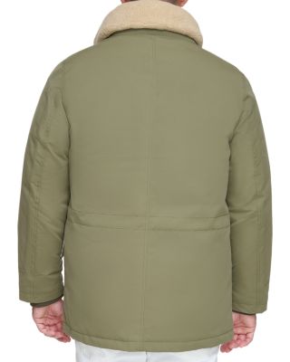 Wittstock Removable Sherpa Fleece Trimmed Waxed Jacket