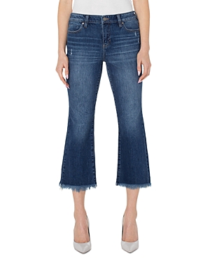 Liverpool Los Angeles Hannah Cropped Flared Jeans in Oceana