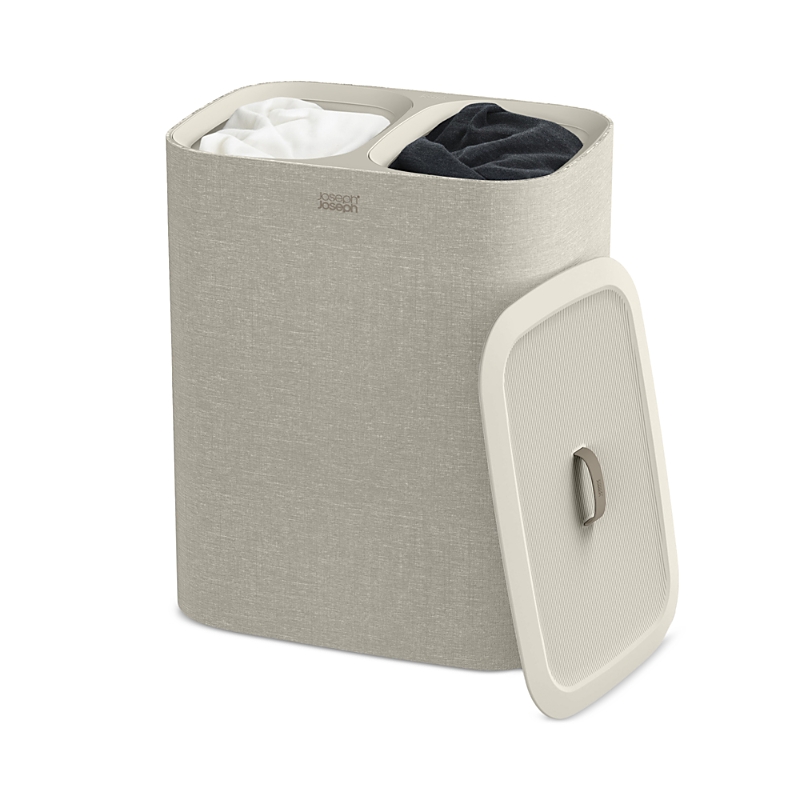 Joseph Joseph Tota 90-litre Laundry Separation Basket In Beige