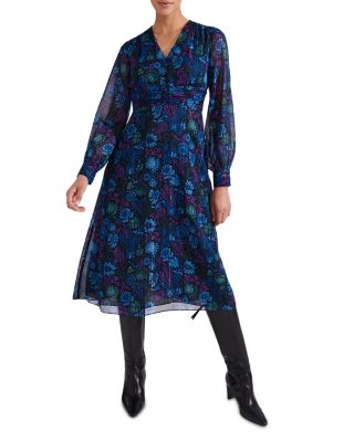 Saffron Floral Print Dress