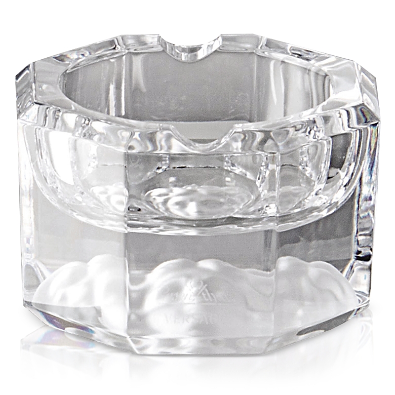 Rosenthal Versace Medusa Lumiere 3.25 Ashtray In Clear