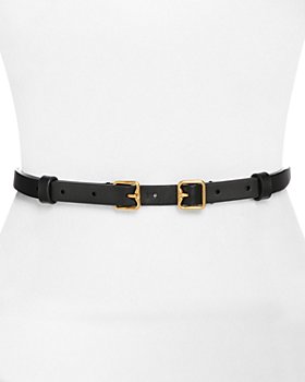 Burberry - Slim Double Buckle Belt