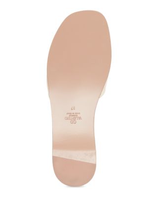 Women's Vlogo Cutout Flat Slide Sandals