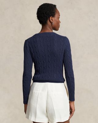 Cotton Cable Knit Sweater