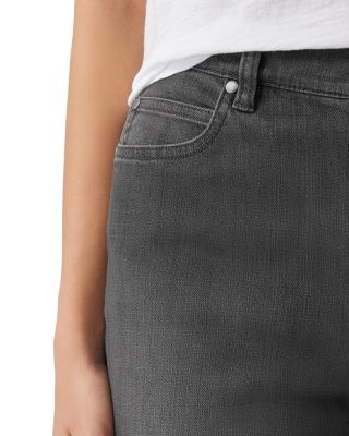 High Rise Slim Fit Jeans in Carbon