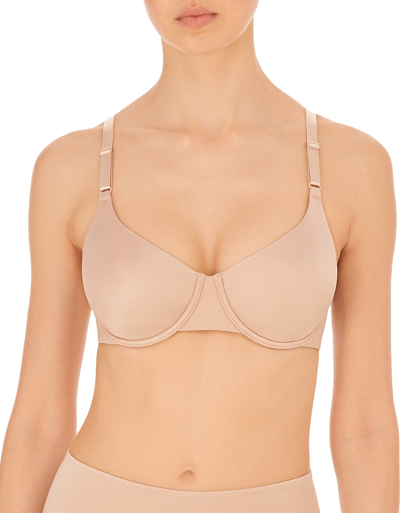 Natori Liquid Convertible Push-up Balconette Bra In Light Mocha