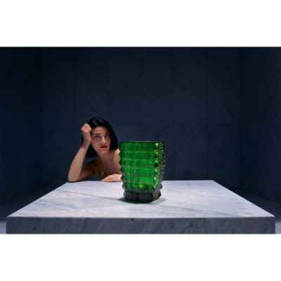 Crocodile Vase, Amazon Green