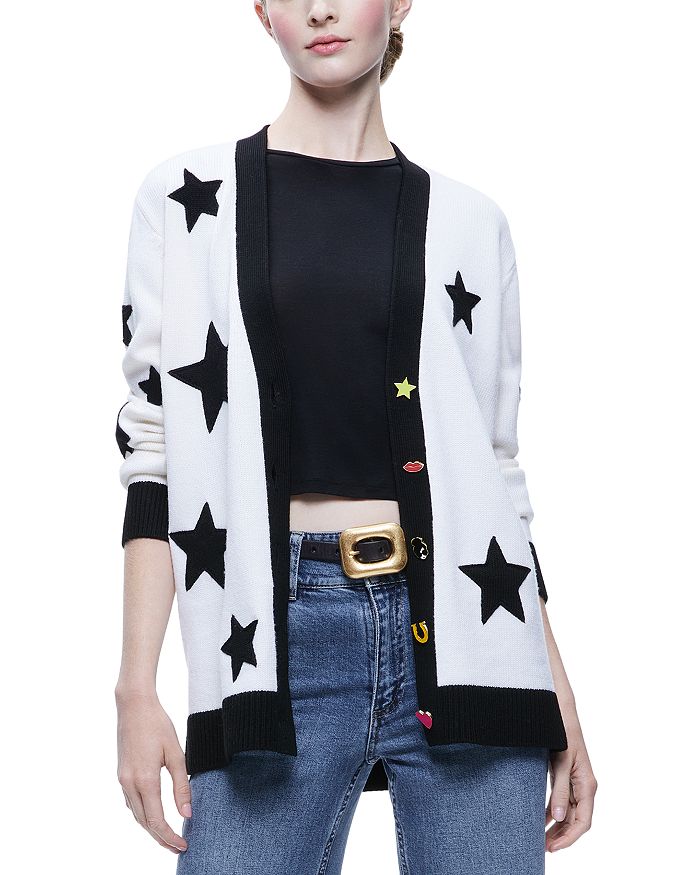 Star 2025 print cardigan