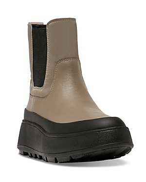 F-Mode Water Resistant Flatform Chelsea Boots
