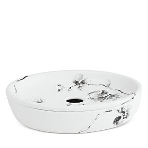 Michael Aram Orchid Porcelain Soap Dish In White