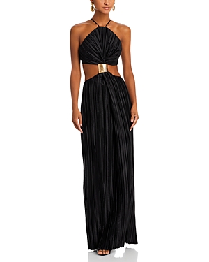 Shop Cult Gaia Mitra Sleeveless Gown In Black