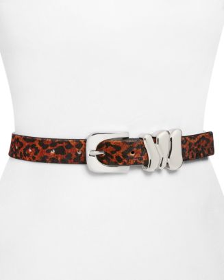 FRAME Tri Keeper Pony Hair Belt | Bloomingdale display picture 1
