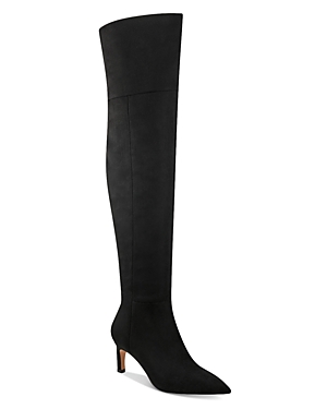 Marc Fisher Ltd Women's Qulie High Heel Over The Knee Boots In Black