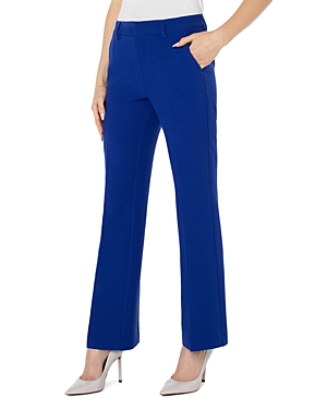 Liverpool Los Angeles Kelsey Flare Stretch Suiting Pants In Royal Violet